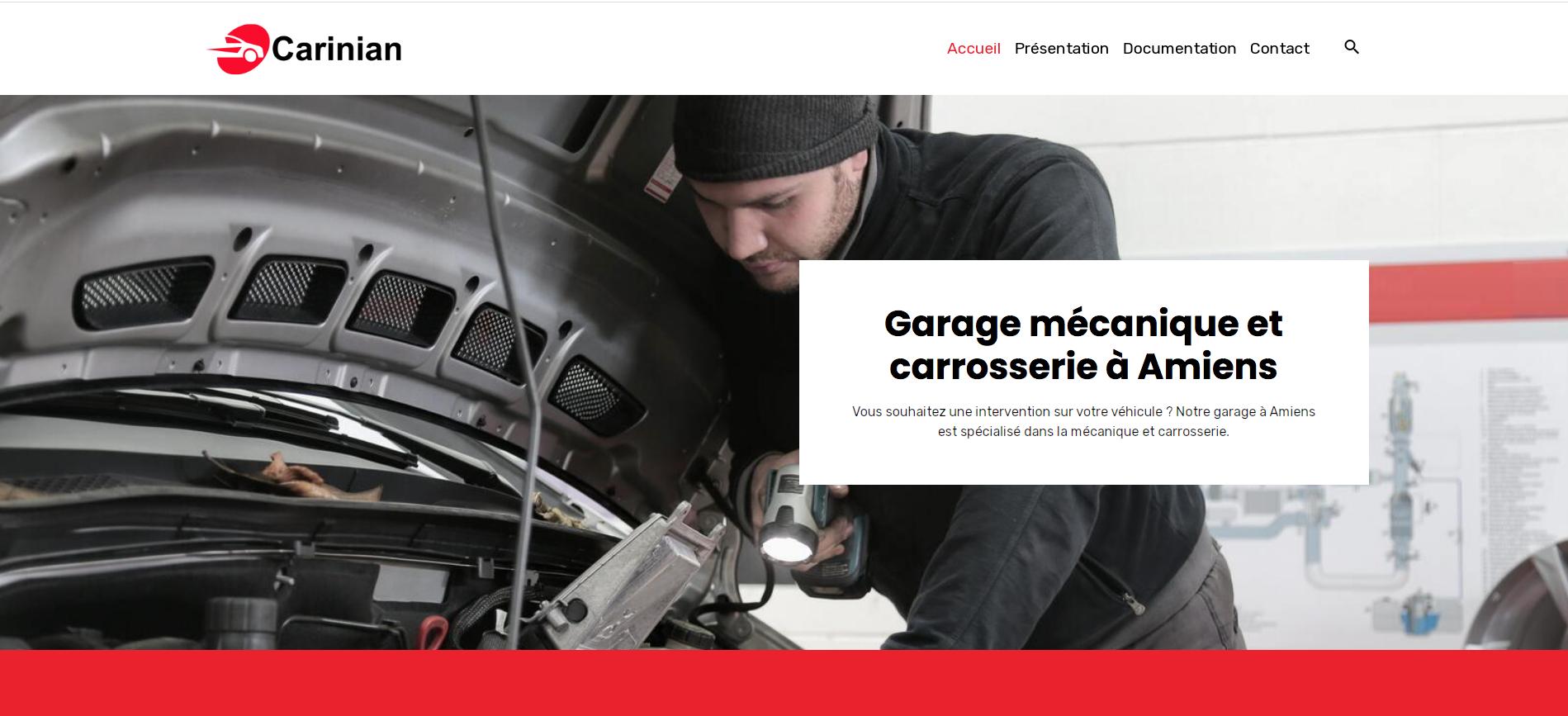 Couverture garage auto